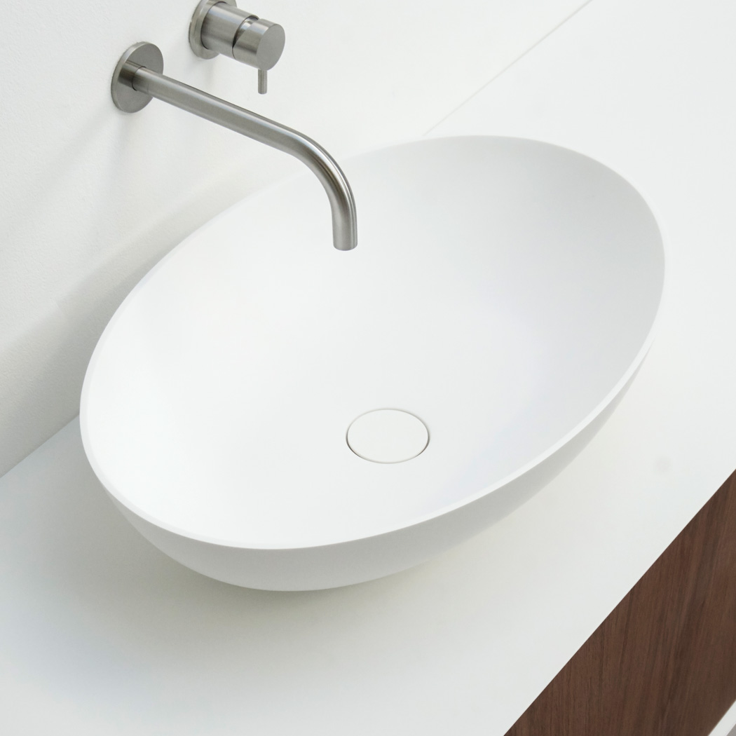 Baths by Clay Ellipse countertop solid surface basin